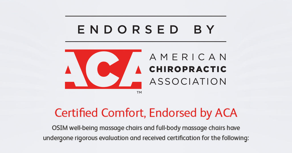 OSIM Massage Chair - Endorsed by the American Chiropractic Association