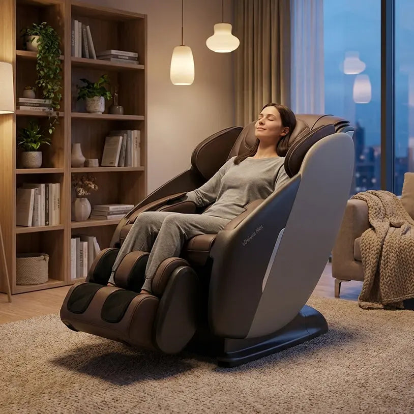 uDeluxe Max Shiatsu Full Body Massage Chair with V-Hand OSIM Full Body Massage Chair  OSIM
