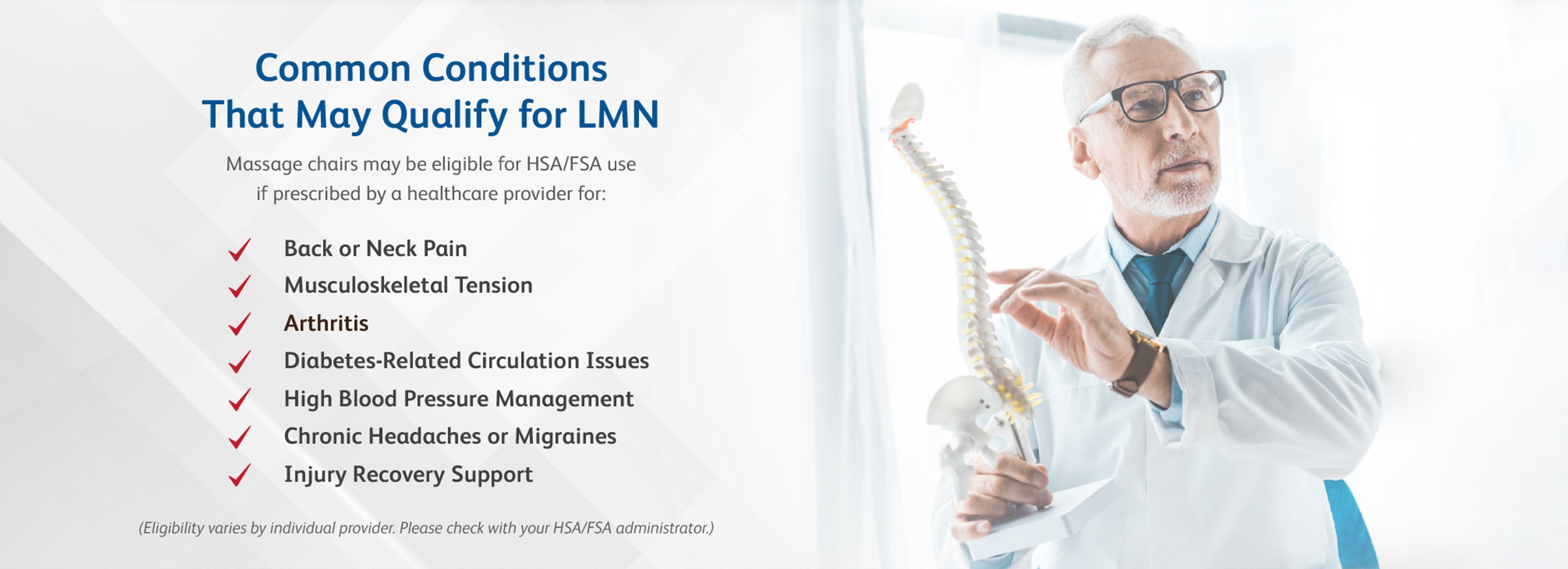 OSIM Massage Chair are designed by Japanese Massage Experts and endorsed by American Chiropractic Association. Now you can own a OSIM massage chair with your HSA FSA savings.