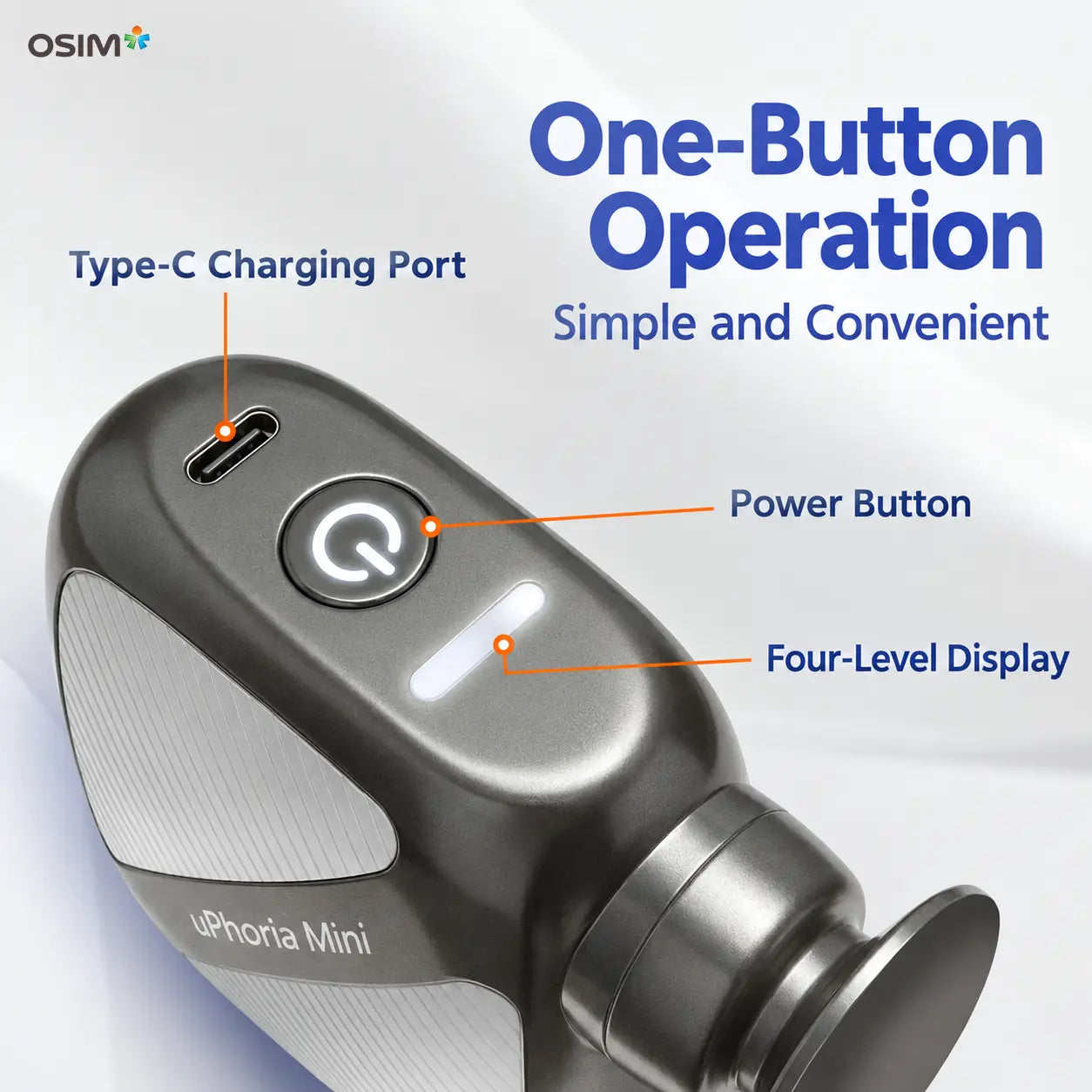 OSIM uGun Mini Massage Gun | Ultra-Light Percussion Relief