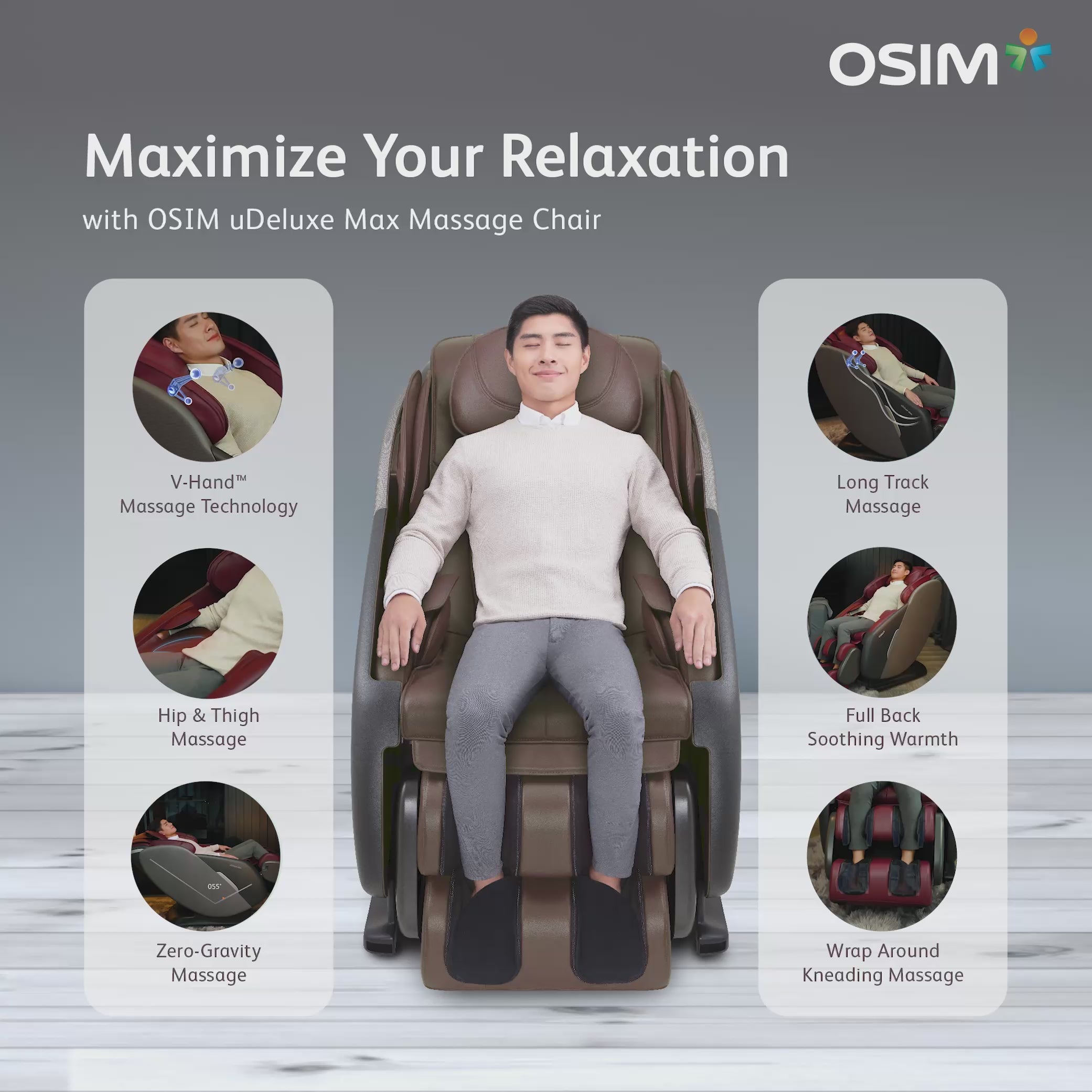 uDeluxe Max Full Body Massage Chair